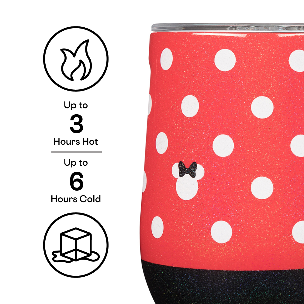 Disney Minnie Mouse Stemless Cup by CORKCICLE.