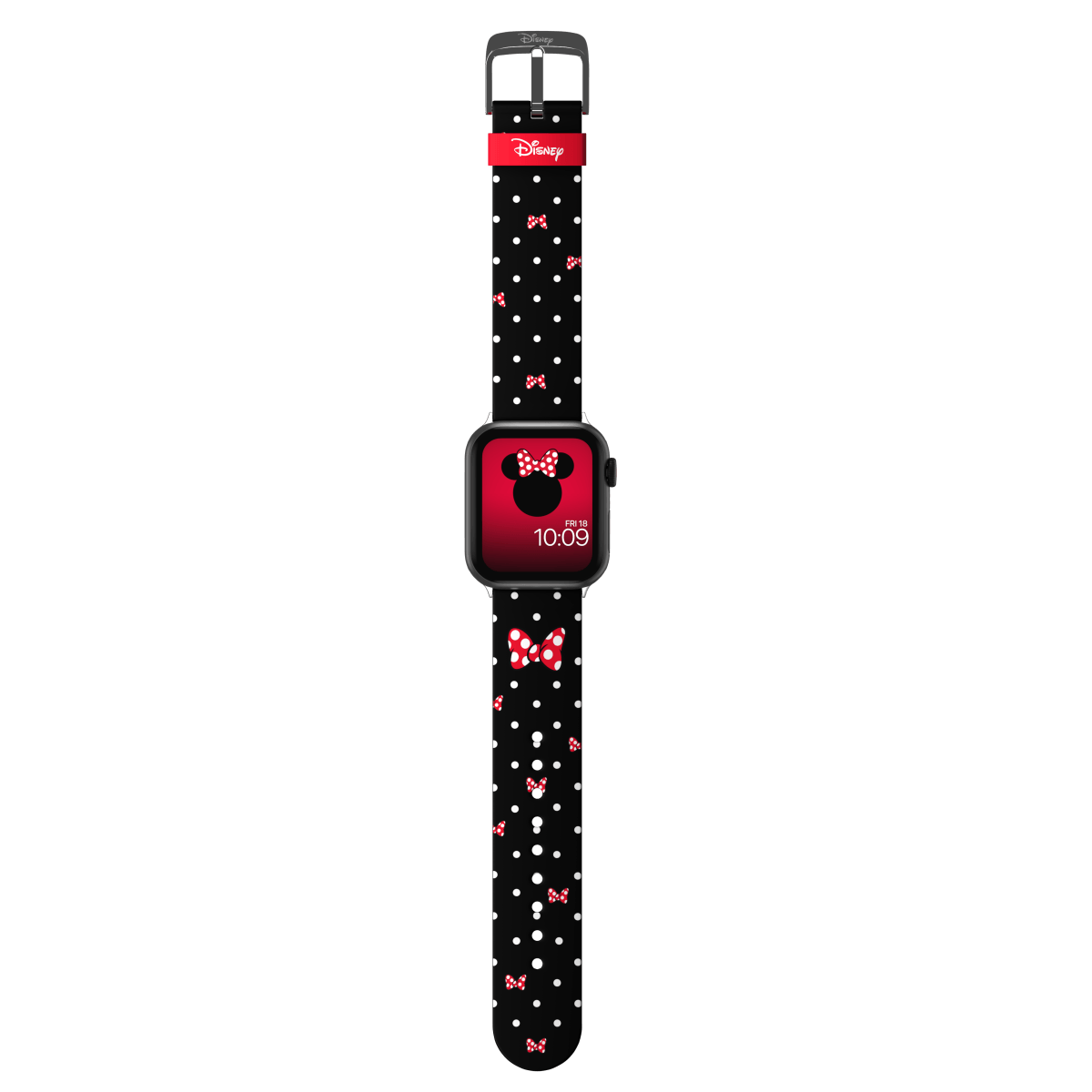 Minnie Mouse - Polka Noir Disney Smartwatch Band by MobyFox