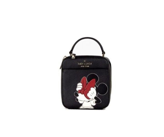 Disney Minnie Mouse Daisy Vanity Saffiano PVC Crossbody Handbag by Faz