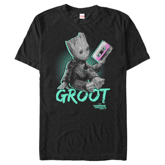 Men's Marvel Neon Baby Groot T-Shirt